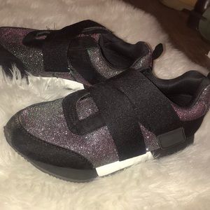 Color changing glittery sneakers!